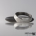 Kovaný zásnubní prsten damasteel - GRADA - velikost 55
