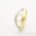 Gemini Ring - zlat a damasteel prsten - SK2393 (2)