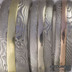 Snubn prsten damasteel a zlato - Duori yellow, struktura devo