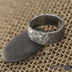 Snubní prsten nerezová ocel damasteel - Natura, velikost 65