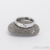 Prsten kovan nerezov ocel - Draill + ir diamant 1,5 mm - svtl, leskl