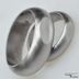 Kovaný nerezový snubní prsten - Klasik s ozdobou - lesklý