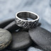 Archeos Glanc - Kovaný nerezový snubní prsten