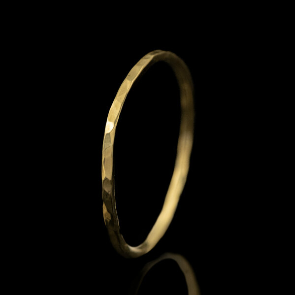 Plain gold yellow Natura - zlat snubn prsten, vel. 56, CR6523