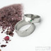 Draill a smaragd do Ag - vel 55, ka 6 mm, matn a Draill vel 65, ka 8 mm, matn - Nerezov snubn prsteny - k 1839