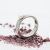 Draill s perlou - Kovan prsten z nerezov oceli - velikost 49,5; ka 5 mm; tlouka 1,5 mm, bl perla prmr 4,6 mm - produkt SK2697