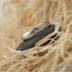 Draill světlý, lesklý a čirý diamant 1,5 mm, velikost 58, šířka 4 mm - Nerezový snubní prsteny