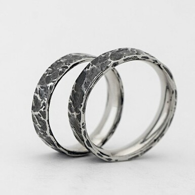 erné snubní prsteny ocel