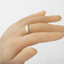 Golden line - voda - snubní prsten se zlatou linkou - - velikost 65 s šířkou 5,5 mm, profil D, lept 75% - na umělé ruce