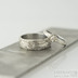 Gordik flower Au a 1,5 mm diamant - 51, ka 3 mm a Gordik - 63, ka 7 mm - Motan snubnprsteny - k 2141