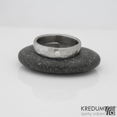 DRAILL + ir diamant 2 mm - Prsten kovan z nerezov oceli