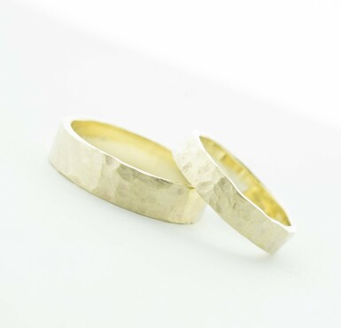 Archeos gold yellow - zlat snubn prsten