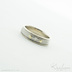 Snubn prsten Kasiopea white, devo, ir diamant a dva zlat suky - SK5287