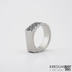 Kovan nerezov prsten SEAL draill - velikost 70 a ka 8 mm
