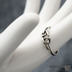 Loop Silver Patina - Stbrn prsten, SK1568