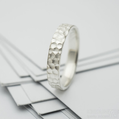 Marro silver - stříbrný snubní prsten