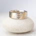Mokume gane - erven zlato + stbro + palladium - velikost 62CF, ka 7, tlouka 1,8 mm, profil F - sk1788 (2)