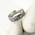 Natura kolečka zatmavená - velikost 52, šířka 5,5 mm, tloušťka střední - Damasteel snubní prsteny - k 1561 (2)