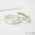 Natura silver, matn + brouen smaragd cca 1,5 mm, velikost prstenu 52, ka 4.0 mm, tlouka stedn (do 2 mm) -  k 4788