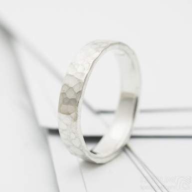 natura snubní prsten stříbro (2)