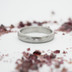 Zásnubní prsten damasteel - Prima a čirý diamant 1,5 mm - vel. 50, šířka 3,5 mm, tloušťka 1,5 mm, vzor voda, lept světlý střední, profil B