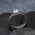 Prima Cube lady zirkon 4,5 mm - stará kolečka, velikost 52,5, šířka 4,6 mm, tloušťka 1,9 mm, lept 100% TM, profil B - Damasteel zásnubní prsten, SK1634 (12)