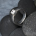 Prima Cube lady zirkon 4,5 mm - stará kolečka, velikost 52,5, šířka 4,6 mm, tloušťka 1,9 mm, lept 100% TM, profil B - Damasteel zásnubní prsten, SK1634 (11)