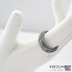 Prima kolečka - Kovaný snubní prsten z oceli damasteel, SK1284
