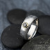 PRIMA a ern diamant 4,1 mm ve zlat - koleka - prsten kovan nerezov ocel damasteel, SK1629