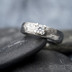 Prima Princezna zirkon 4,5 mm - 53,  5mm, tl 1,8 mm, korunka 3,5 mm, voda 75TM, B - damasteel zsnubn prsten, SK1638 (6)