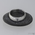 Snubn prsten s ernm diamantem 2 mm - Prima, vzor voda, lept svtl jemn, velikos 53, ka 5 mm, zvten hlava