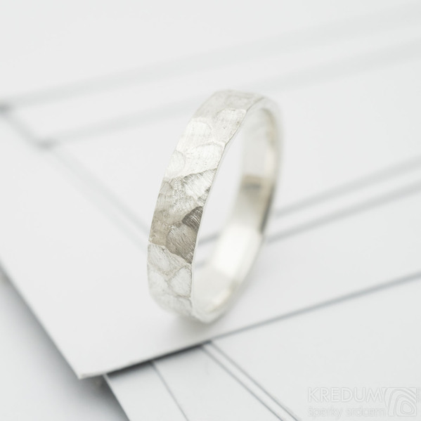 RAW silver - st��brn� snubn� prsten