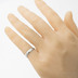 Zásnubní prsten s briliantem - Rock damasteel a čirý diamant 1,7 mm, struktura dřevo, lept světlý střední - vel. 49, šířka 4 mm, tloušťka: slabý - sk2911