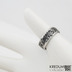Kovaný nerezový snubní prsten - Archeos, vel. 53, S 979