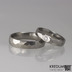 Snubn prsteny chirurgick ocel - Rock nerez, leskl + ir diamant 2,3 mm, velikost 51, ka 4 mm - AVT 4546