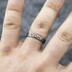 Archeos - kovan snubn prsten z nerezov oceli