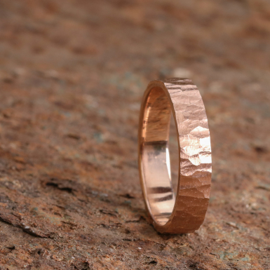 RAW gold red - zlat snubn prsten, vel.52/3,5/1,3 mm - CR5529