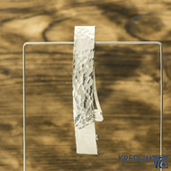 Linka draill lesklá - základ 10 cm, šíře 1,6 cm - Nerezová spona do vlasů
