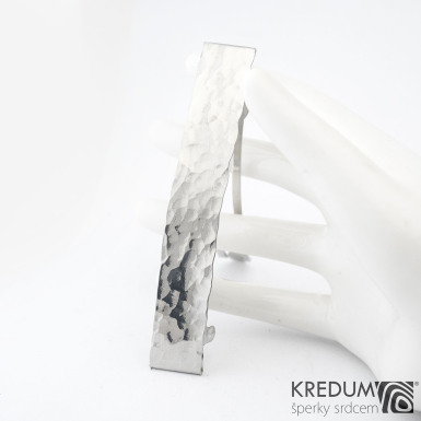Linka draill leskl - zklad 8 cm, e 1,2 cm - Nerezov spona do vlas