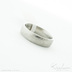 Prima devo - Kovan snubn prsten z nerez oceli damasteel, V4844