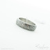 Prima koleka - Kovan snubn prsten z oceli damasteel, V4925