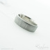 Prima rky - Kovan snubn prsten z nerez oceli damasteel, V4940