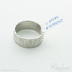 Wood svtl - kovan snubn prsten z nerezov oceli - V5039