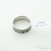 Rafael archeos - kovan snubn prsten z nerezov oceli - V5084