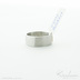 Kulat tvereek - kovan snubn prsten z nerezov oceli - V5115