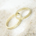 RAW gold yellow - zlat snubn prsten -  dmsk vel.51/2,5 mm/1,5 mm, profil C a pnsk 62/3,0 mm/1,4 mm, profil C - k4682